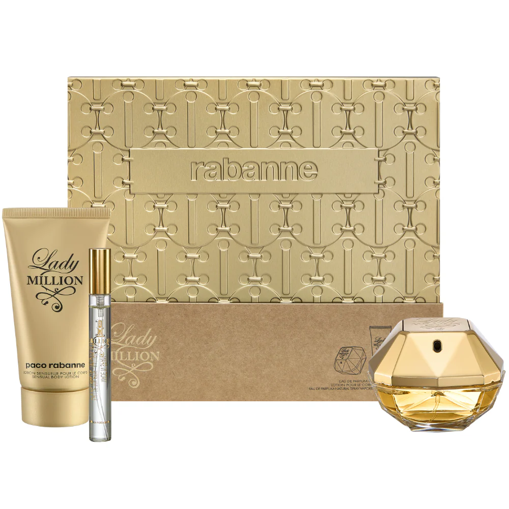 Paco Rabanne Lady Million Eau De Parfum Gift Set 80ml