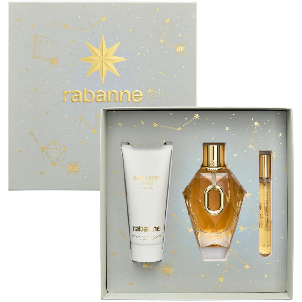 Paco Rabanne Million Gold For Her Eau De Parfum Gift Set 90ml - Image 5