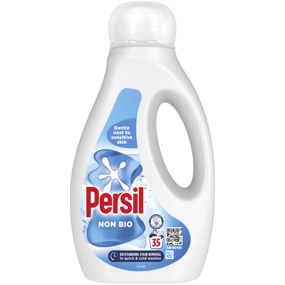 Persil Non-Bio Liquid Laundry Washing Detergent 35 Washes 945ml