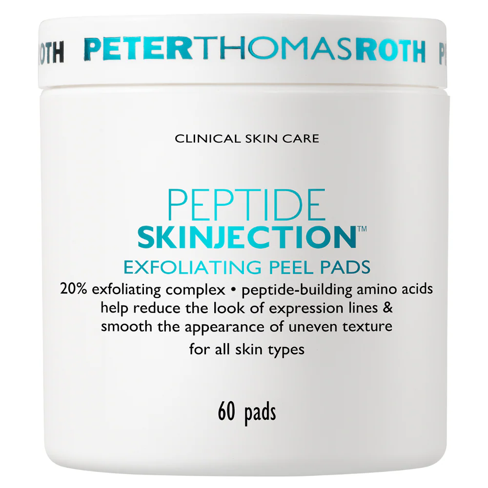 Peter Thomas Roth Peptide Skinjection Exfoliating Peel Pads x60