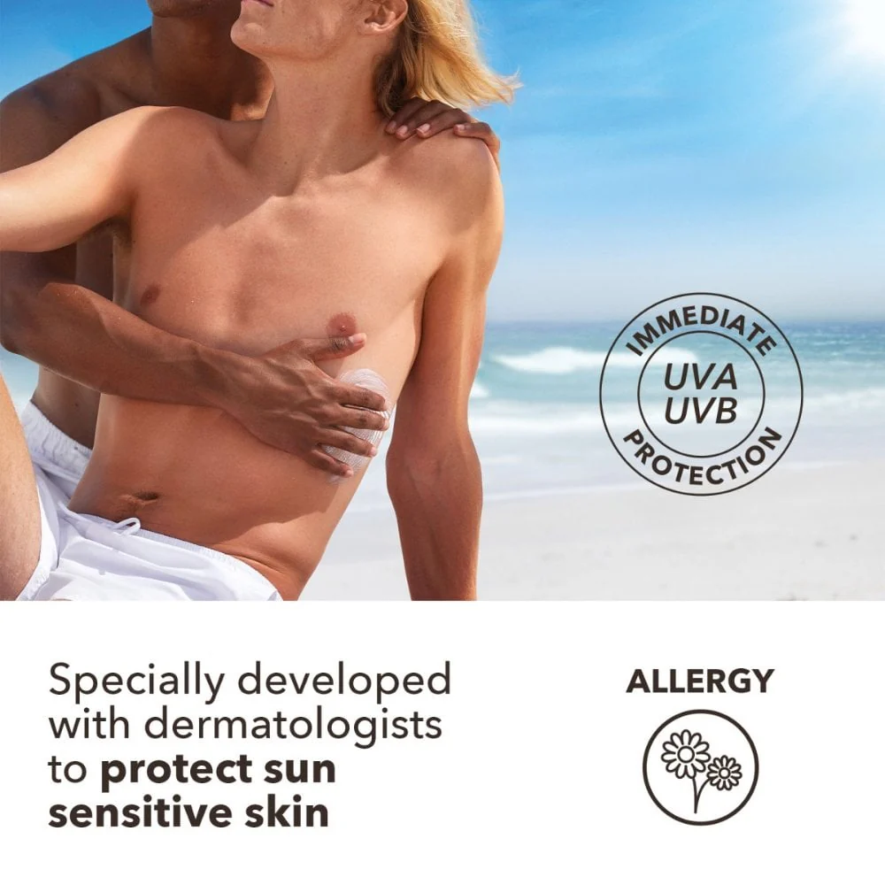 Piz Buin Allergy Sun Sensitive Skin Lotion Sunscreen SPF50+ 400ml - Image 3
