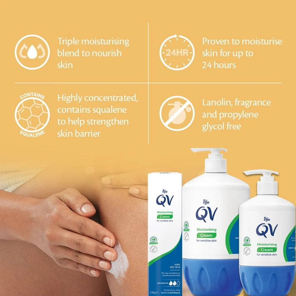 QV Skincare High Concentration Moisturising Cream 1050g - Image 2