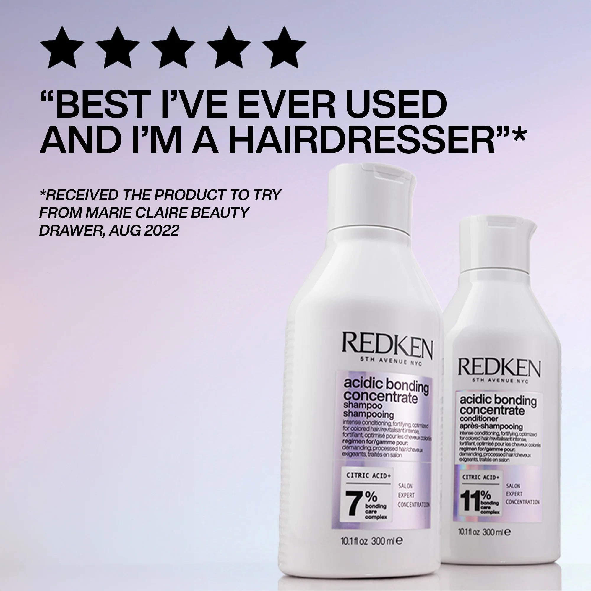 Redken Acidic Bonding Concentrate Shampoo & Conditioner Twin 2 x 300ml - Image 9