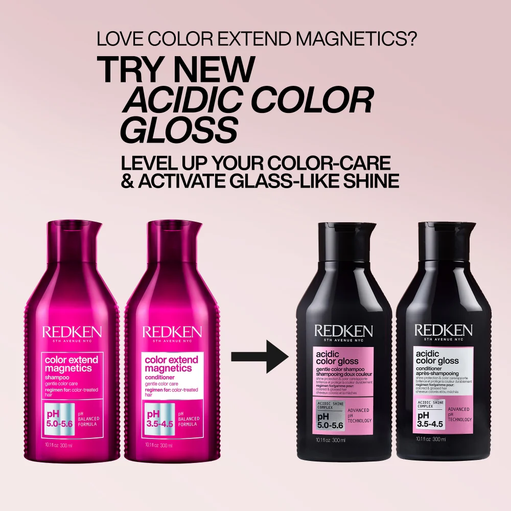 Redken Acidic Colour Gloss Gentle Cleansing Sulphate-Free Shampoo & Conditioner Twin 2 x 500ml - Image 8