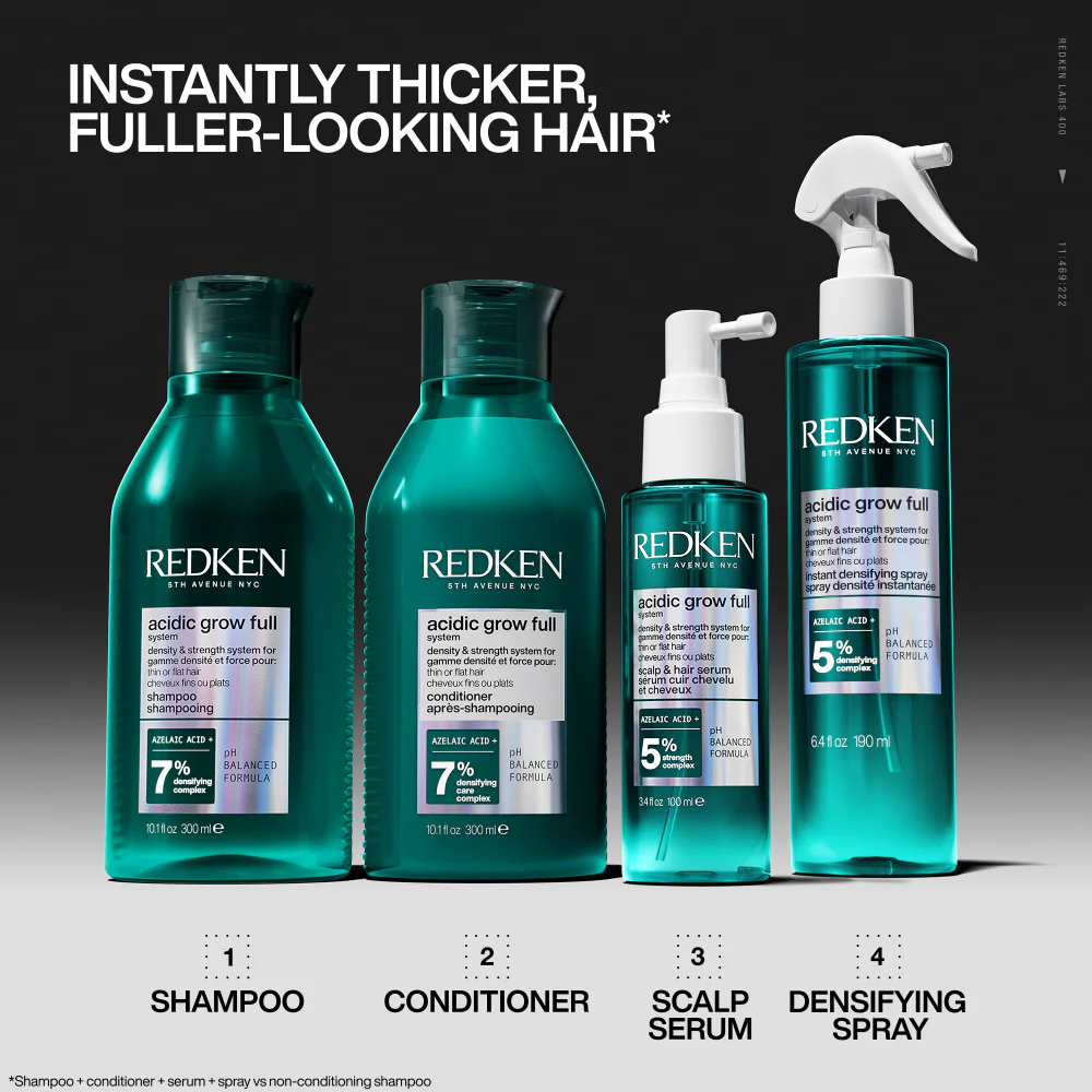 Redken Acidic Grow Full System Densifying Shampoo 300ml - Image 9