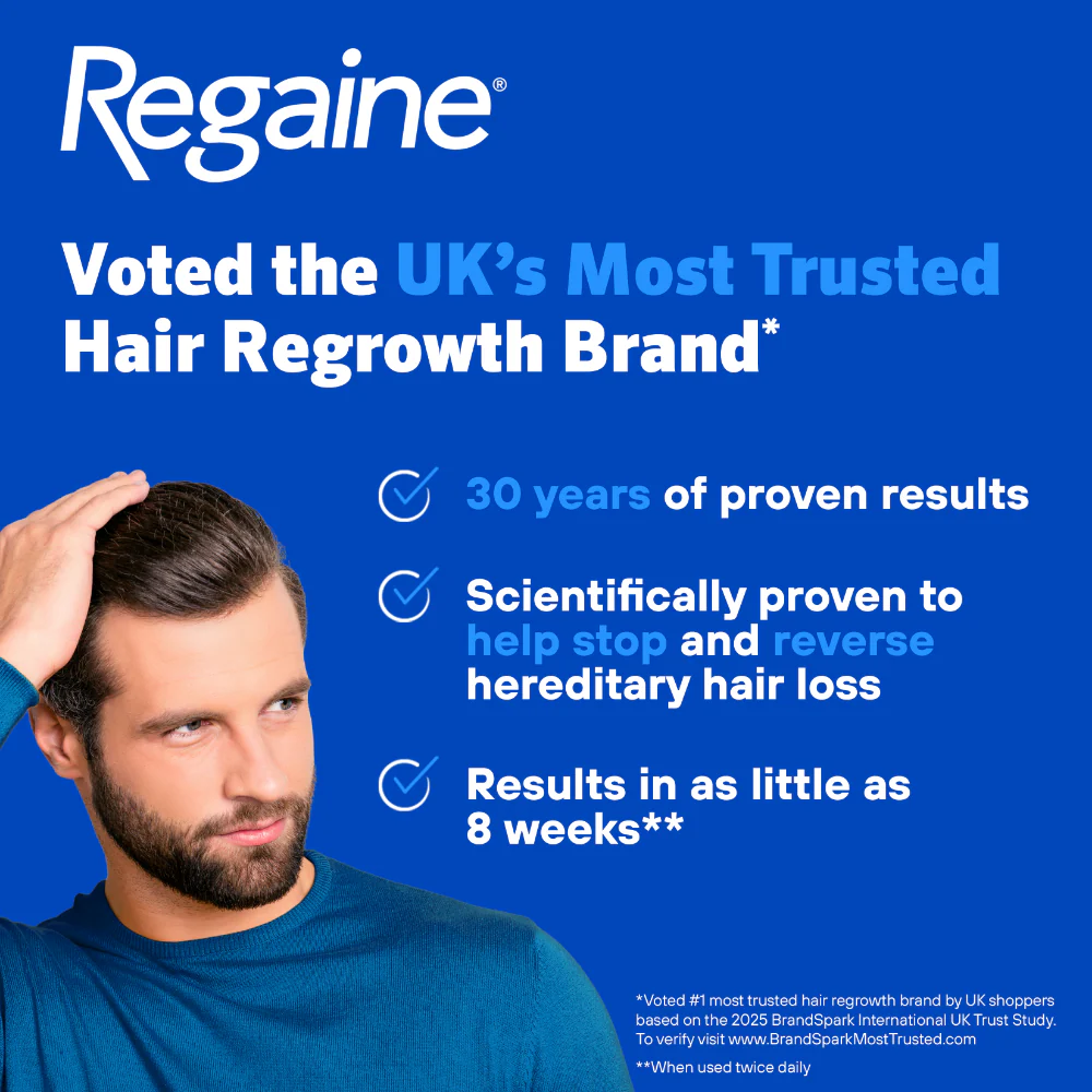 Regaine For Men 5% Extra Strength Regrowth Foam 1 Month Supply - Image 3