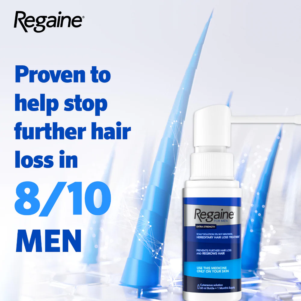 Regaine For Men 5% Extra Strength Regrowth Scalp Solution 3 Month Supply - Image 4