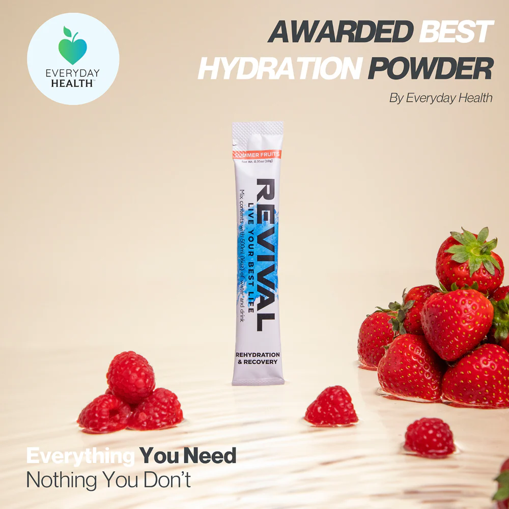 Revival Summer Fruits Rehydration & Recovery Electrolyte Drink Mix x6 - Image 3