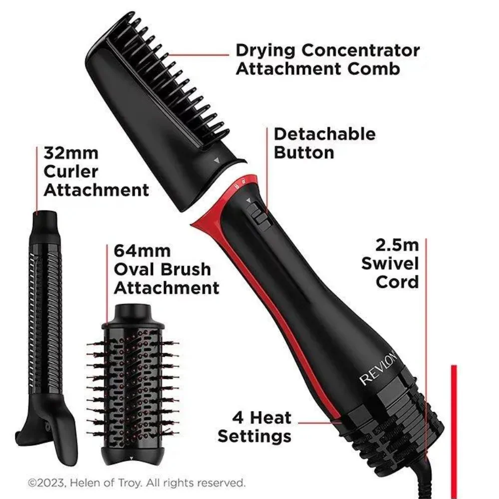 Revlon Pro Collection One-Step Blow-Dry Multi Styler Hair Tool Black - Image 5