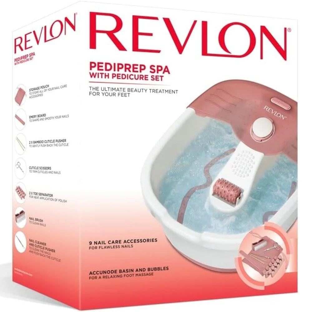 Revlon Pro Collection Pediprep Foot Spa & Pedicure Set