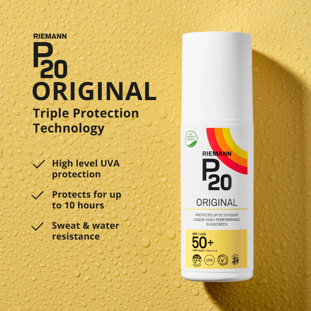 Riemann P20 Original Sun Cream Spray SPF50+ 200ml - Image 10