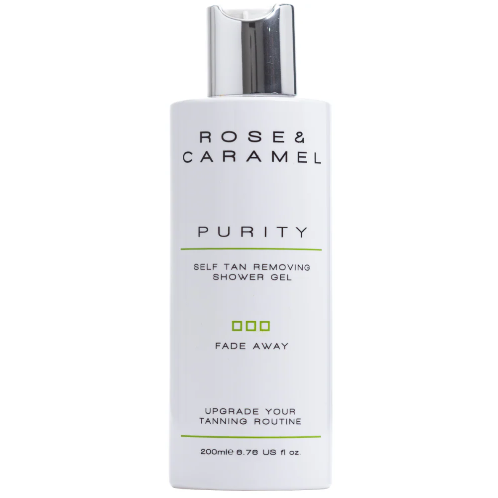 Rose & Caramel Purity Self Tan Removing Shower Gel 200ml