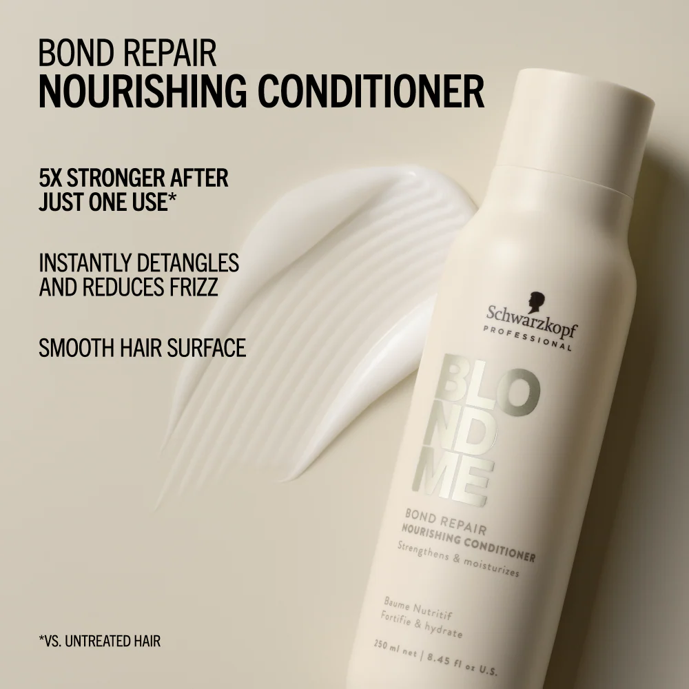 Schwarzkopf Professional BlondMe Bond Repair Nourishing Conditioner 250ml - Image 3