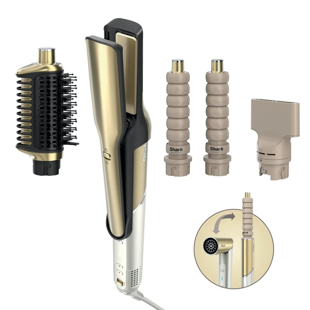 Shark Beauty Glam Ceramic & Air Styling Drying System Gold