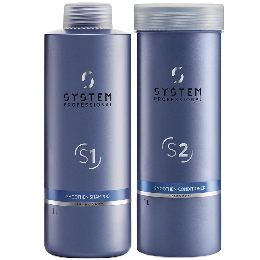 System Professional Smoothen Shampoo & Conditioner Twin 2 x 1000ml