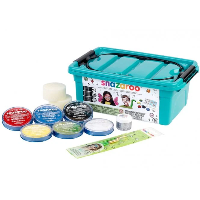 Snazaroo Face Painting 14-Piece Mini Starter Kit