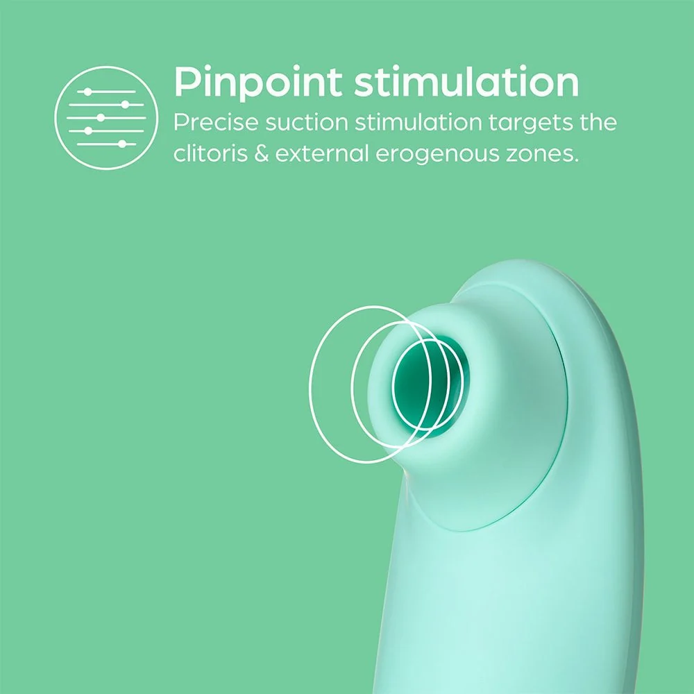 So Divine Pearl Clitoral Suction Stimulator Aqua - Image 2
