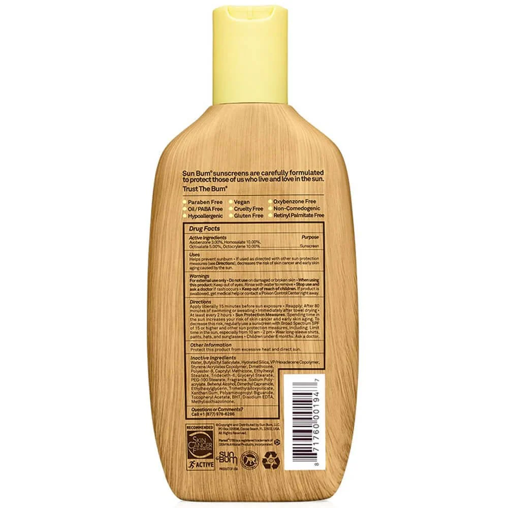 Sun Bum Original Sunscreen Lotion SPF50 237ml - Image 2