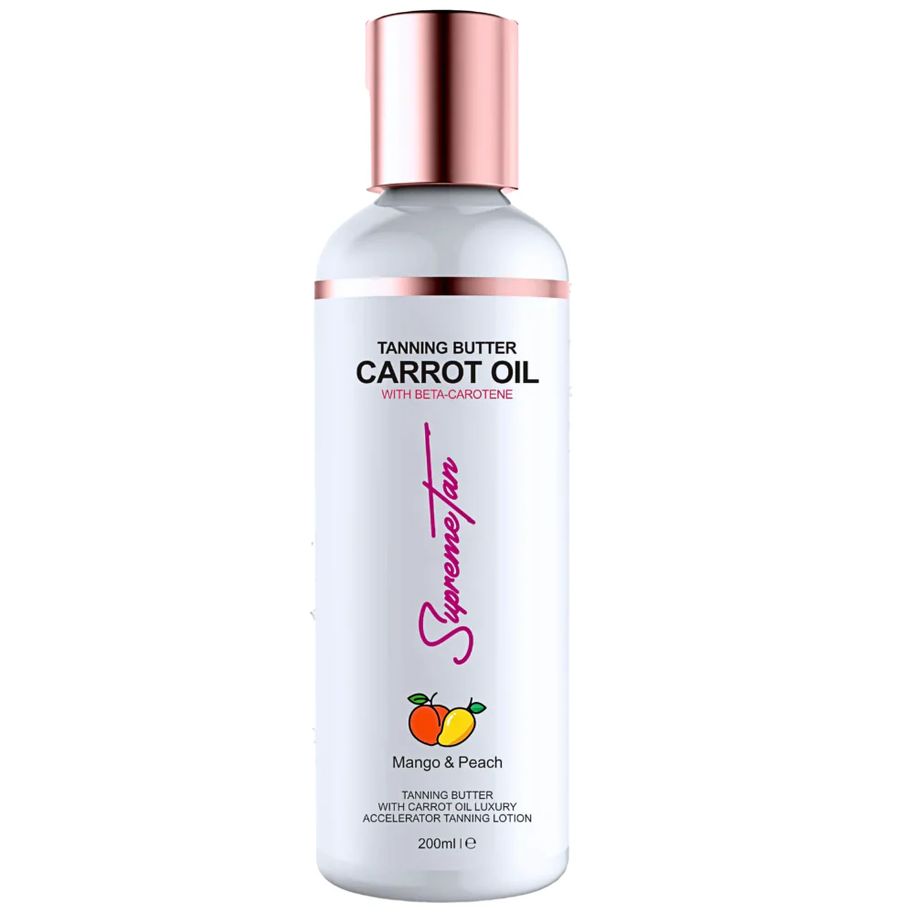 SupremeTan Tanning Butter Carrot Oil Accelerator Cream Mango & Peach 200ml