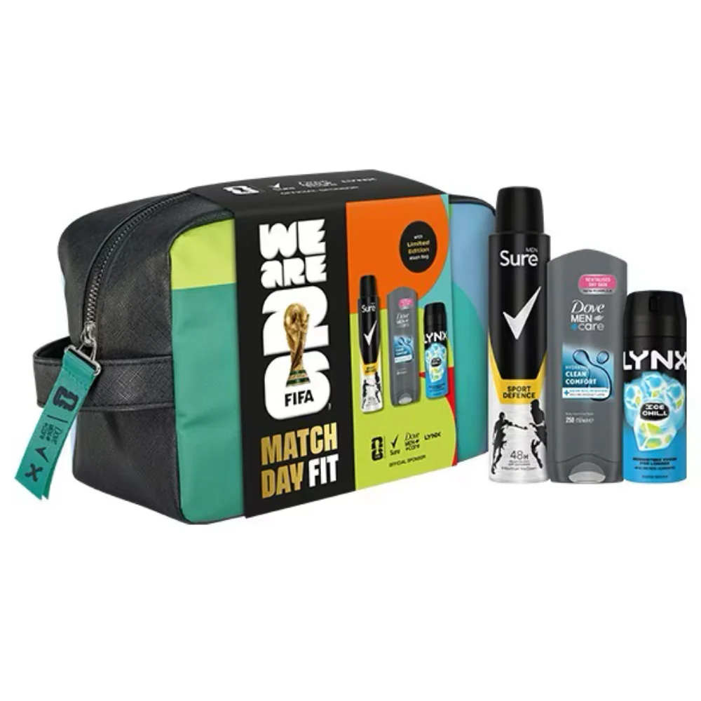Sure FIFA The Match Day Fit Bag Body Care Gift Set