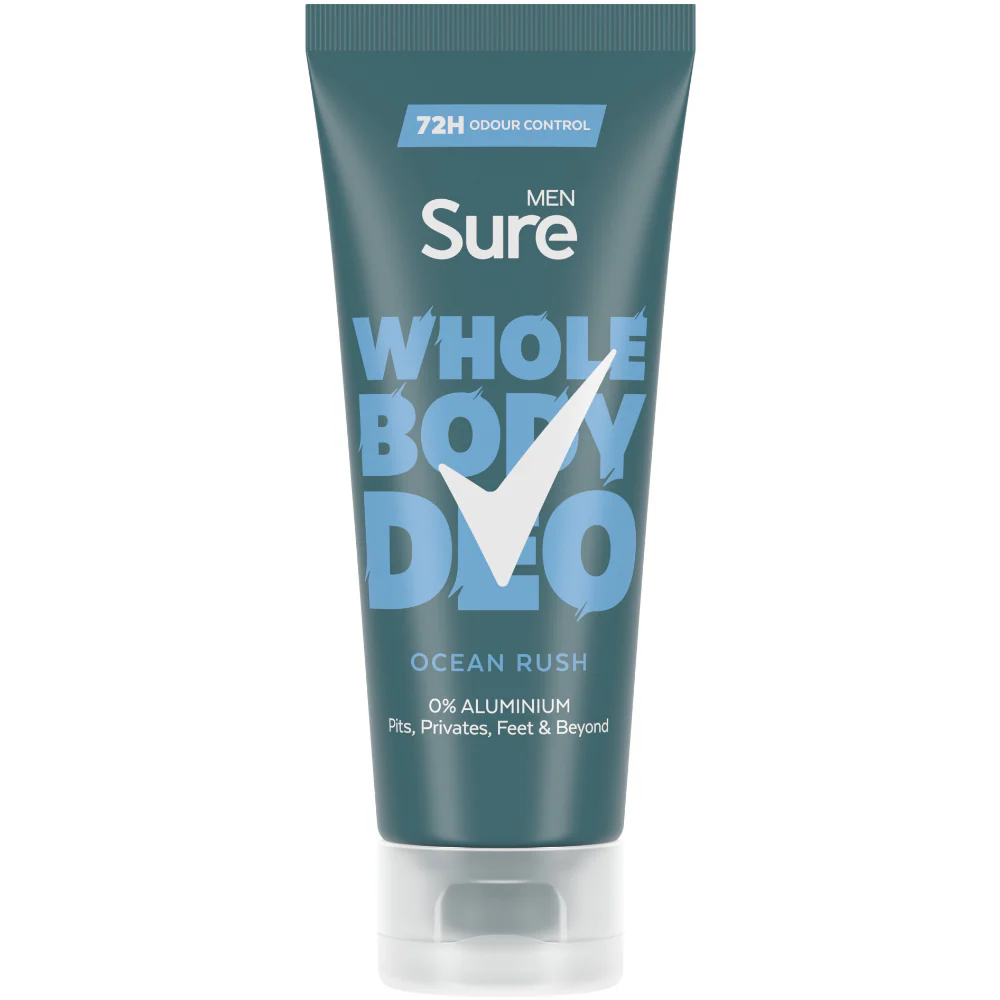 Sure Men Whole Body Deo 72h Ocean Rush Deodorant Cream 75ml