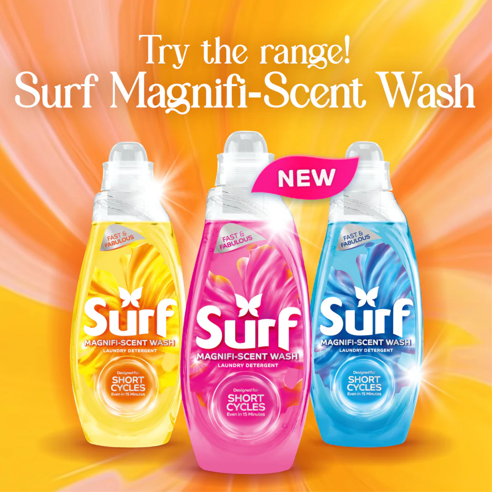 Surf Sunshine Blossom Concentrated Liquid Laundry Washing Detergent 31 Washes 837ml - Image 8