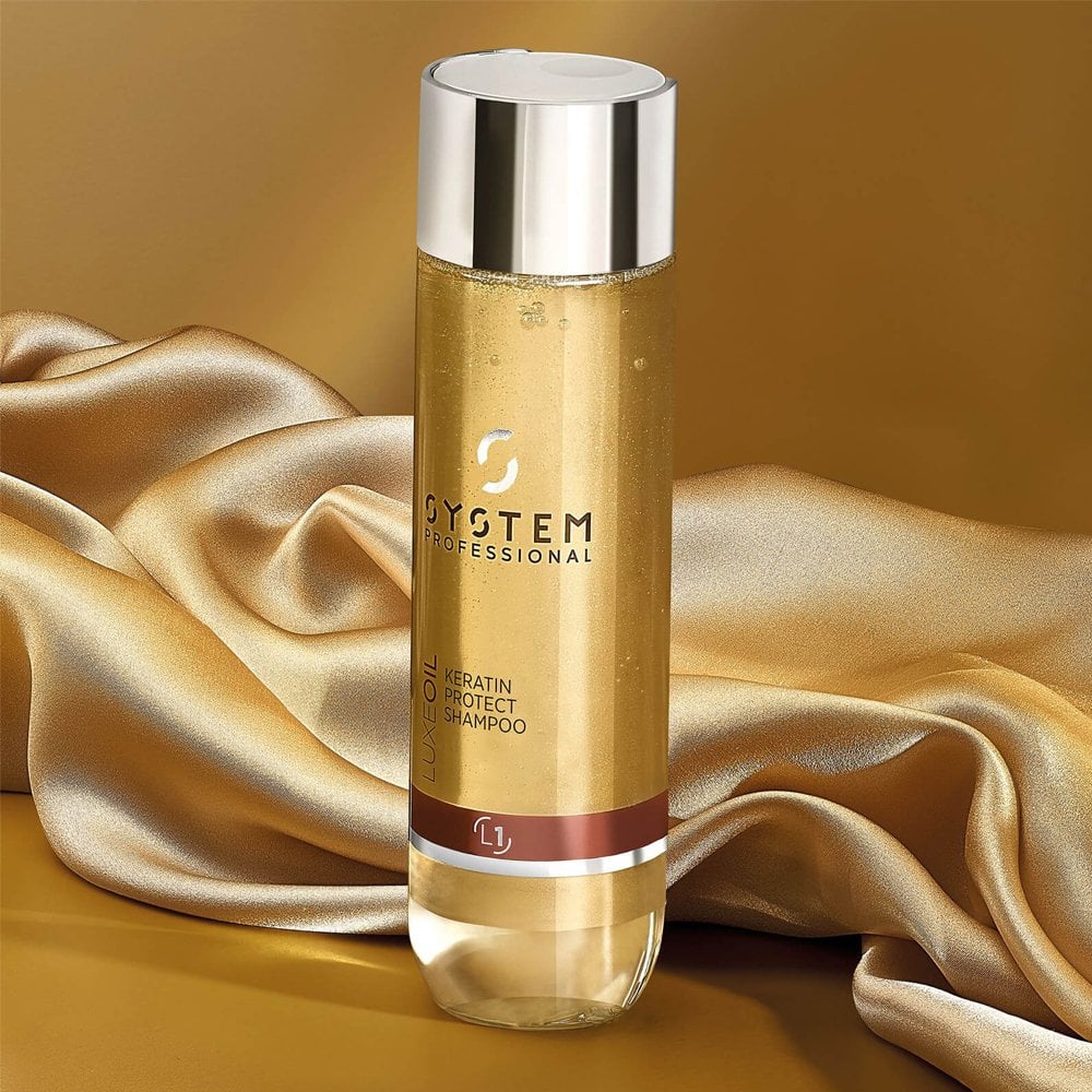 System Professional Luxe Oil Keratin Protect Shampoo 250ml - Image 2
