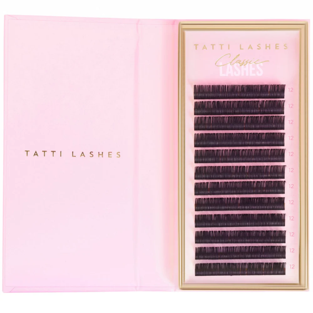 Tatti Lashes 11mm D Curl 0.15 Classic Individual Lashes Black - Image 2