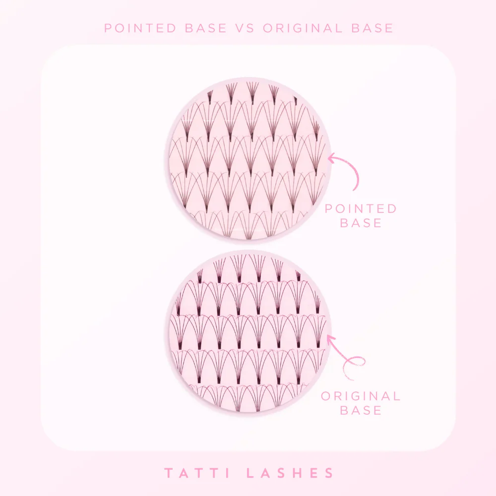 Tatti Lashes 16mm D Curl Pre-Fanned Russian Volume 5D Individual Lashes Black - Image 3