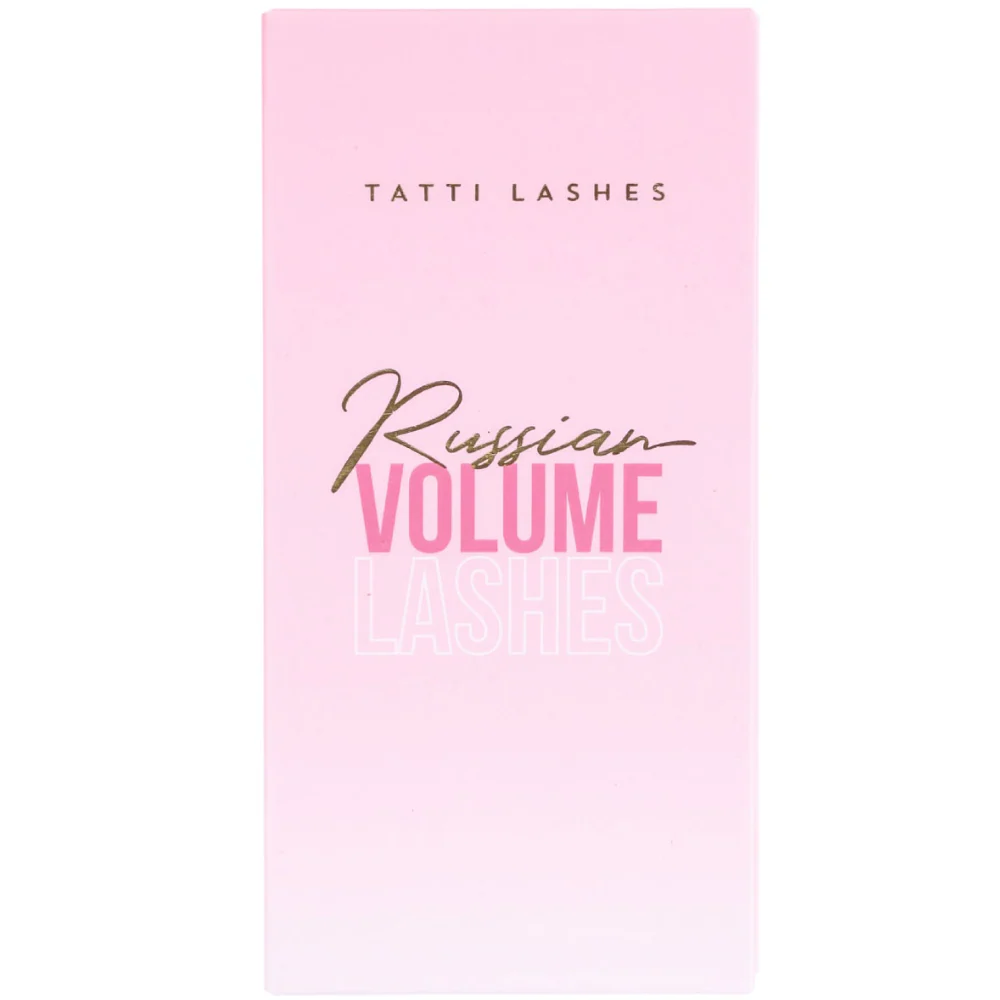 Tatti Lashes 9mm C Curl 0.03 Russian Volume Individual Lashes Black