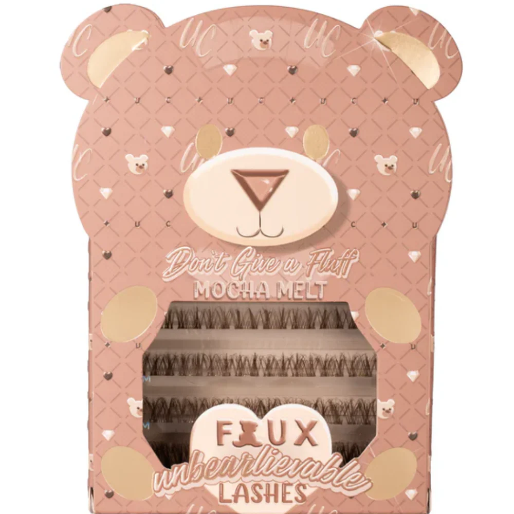 Unicorn Cosmetics Don't Give A Fluff Unbearlievable DIY Individual Lash Clusters Mocha Melt