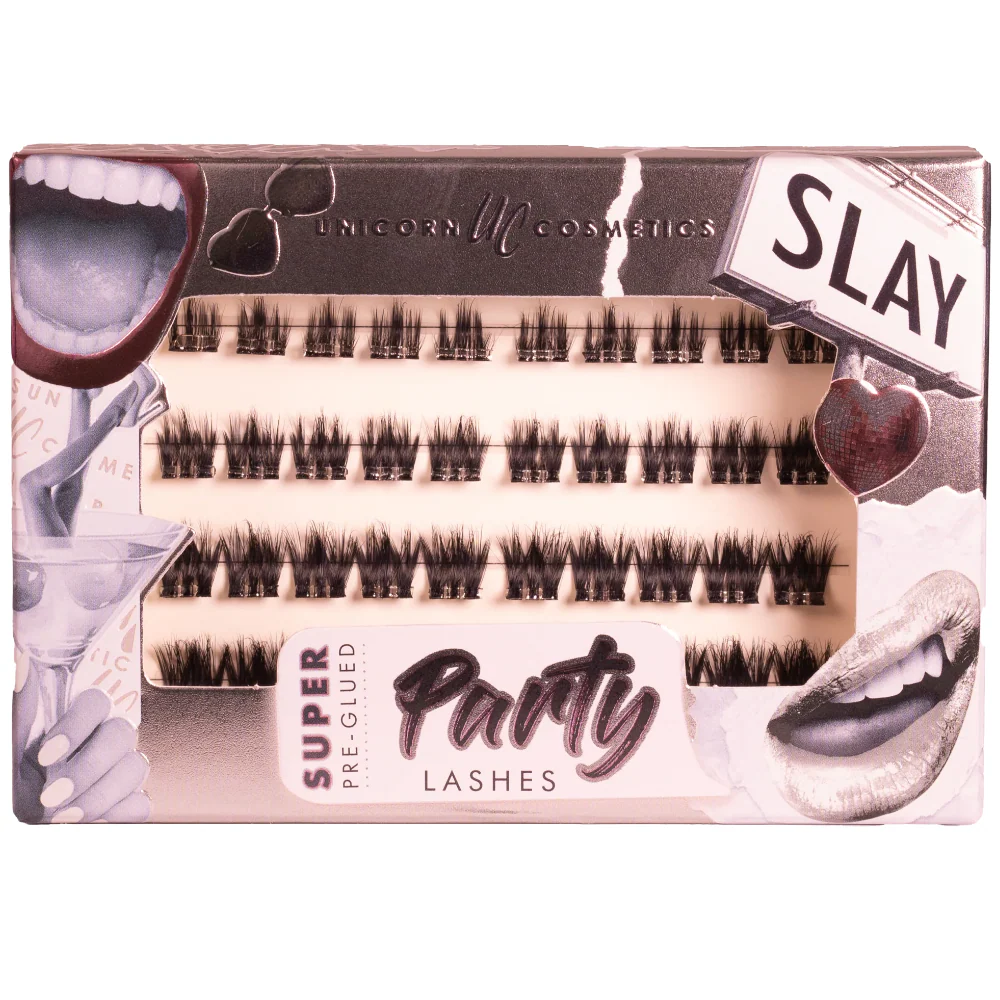 Unicorn Cosmetics SLAY Super Pre-Glued Party Lashes