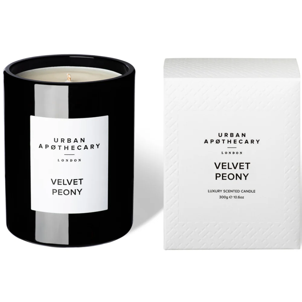 Urban Apothecary Velvet Peony Signature Jar Candle 300g - Image 2