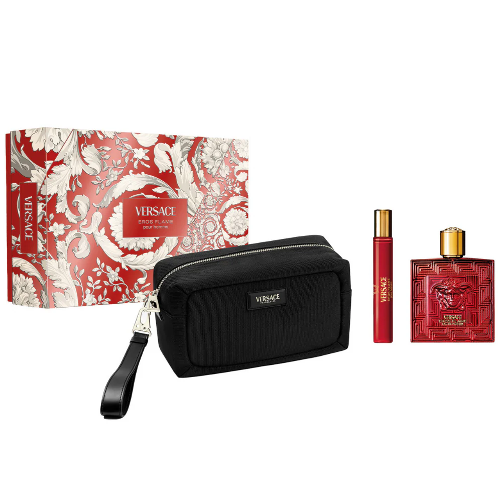 Versace Eros Flame Eau De Parfum Gift Set 100ml