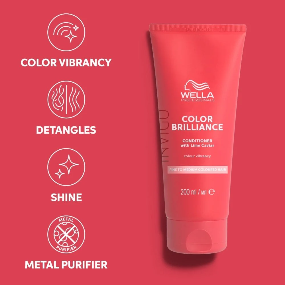 Wella Professionals Invigo Colour Brilliance Vibrant Colour Conditioner Fine/Normal Hair 1000ml - Image 6