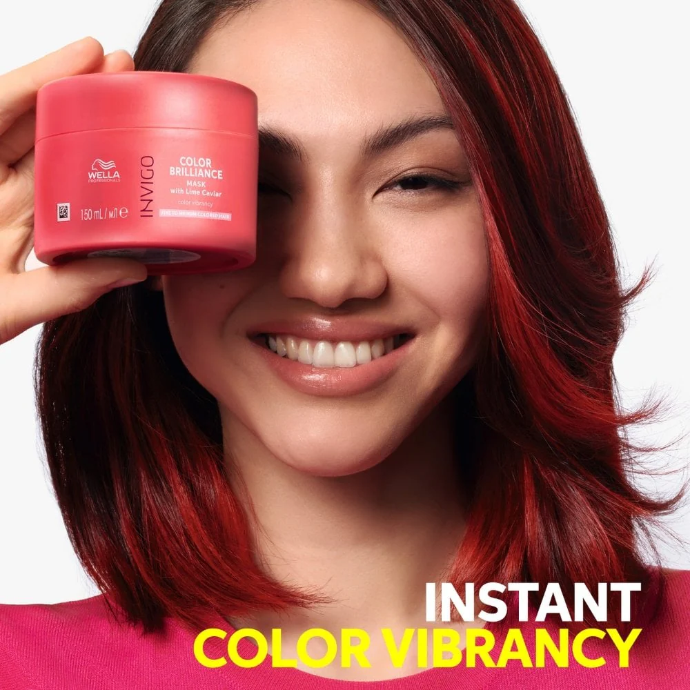 Wella Professionals Invigo Colour Brilliance Vibrant Colour Mask Fine/Normal Hair 500ml - Image 5