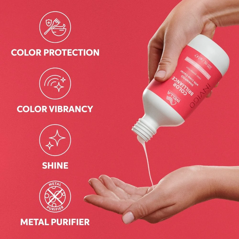 Wella Professionals Invigo Colour Brilliance Vibrant Colour Shampoo Fine/Normal Hair 300ml - Image 6