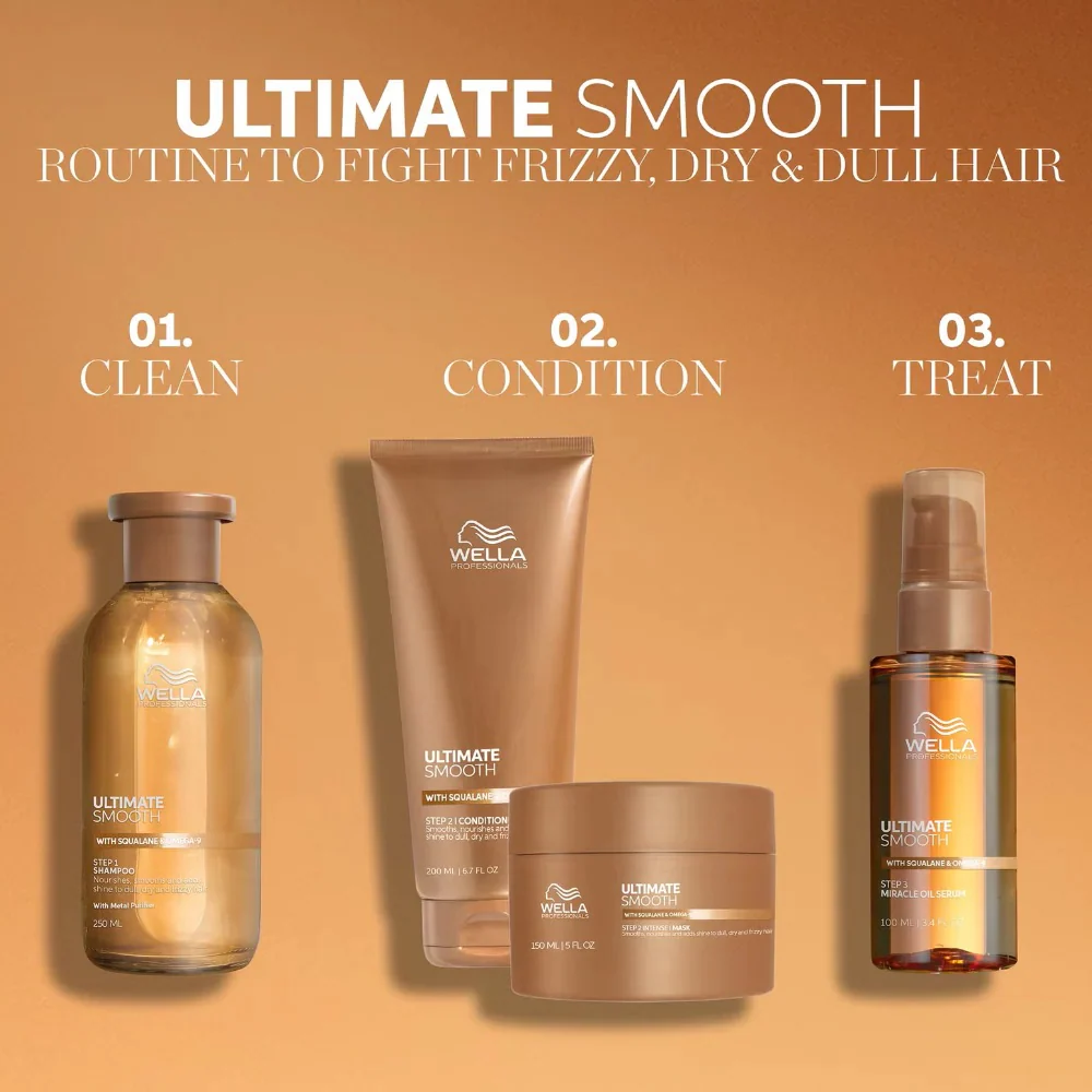 Wella Professionals Ultimate Smooth Shampoo 250ml - Image 5