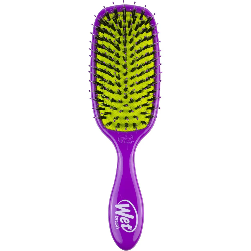 Wet Brush Shine Enhancer Detangler Brush Purple