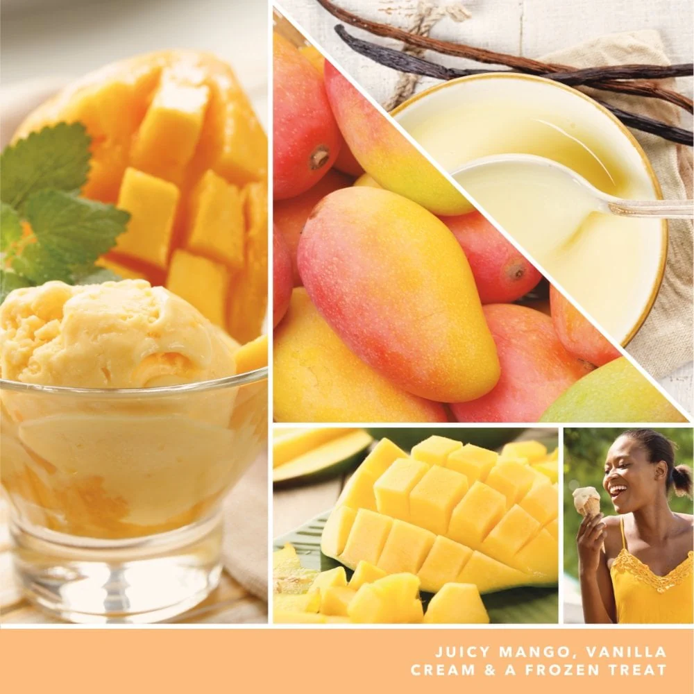 Yankee Candle Mango Ice Cream Large Signature Tumbler Jar Candle - Image 3